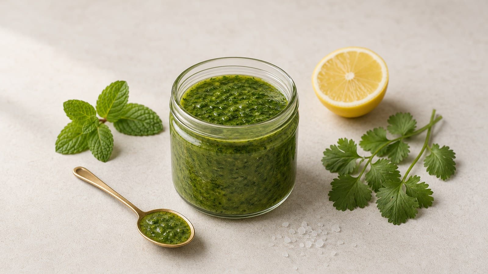 Mint-Coriander Yoghurt Chutney