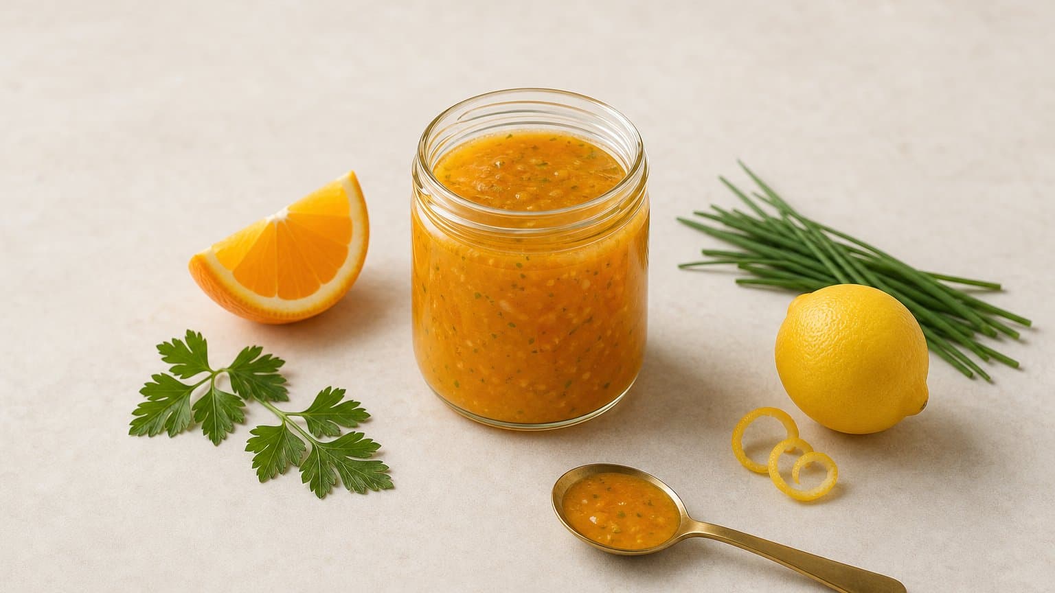 Chunky Orange Vinaigrette