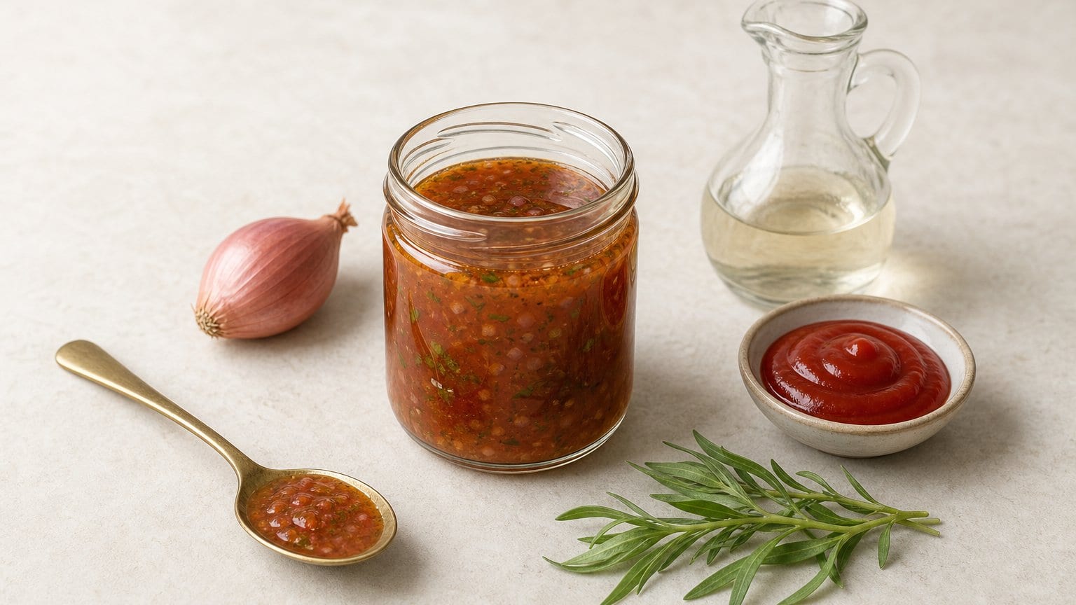 Ketchup-Tabasco Vinaigrette